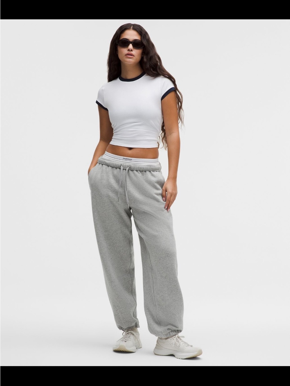lululemon athletica Light Gray French Terry Sweatpants Joggers